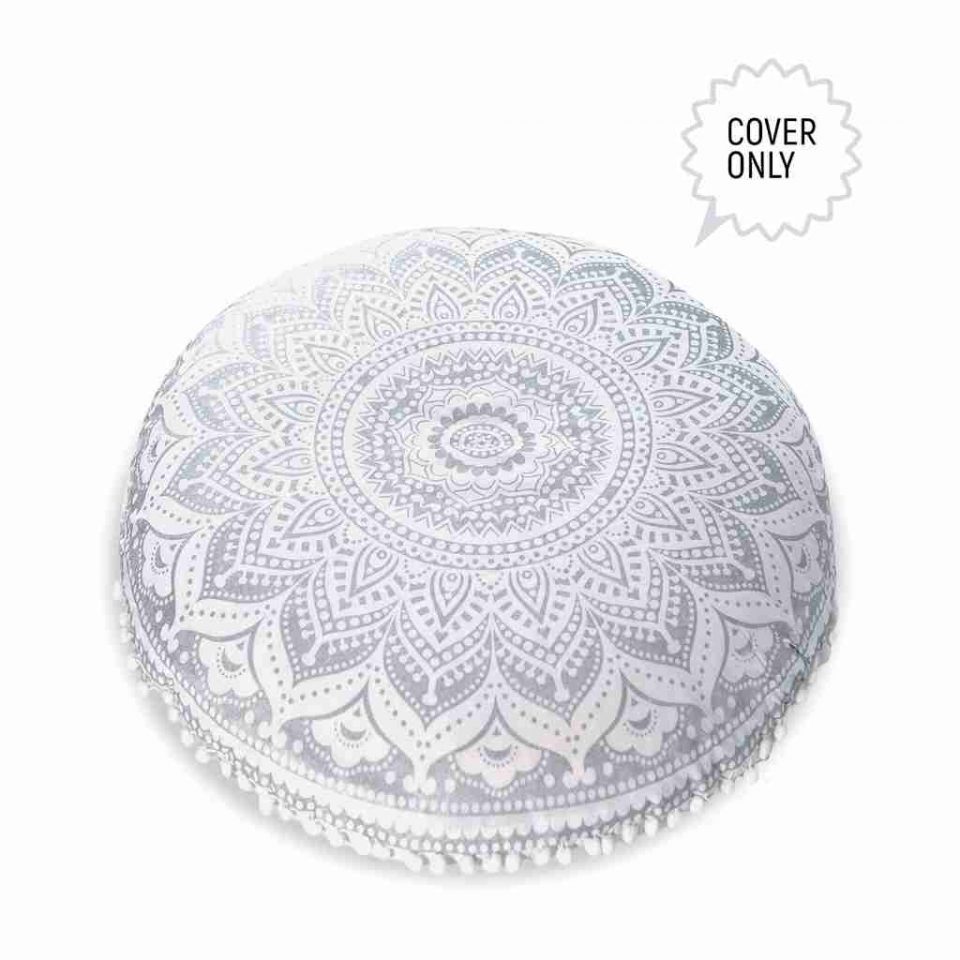 bohemian floor pillow mandala round cushion pouf 16