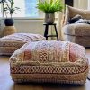 Handmade Wool Pouf Floor Pillow
