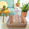 Moroccan Pillow Pouf Cushion Furntiture Decor