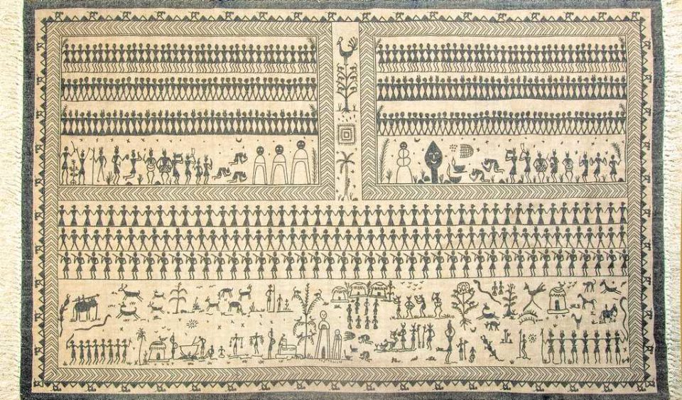 Tribal Animal Print Rug Tapestry
